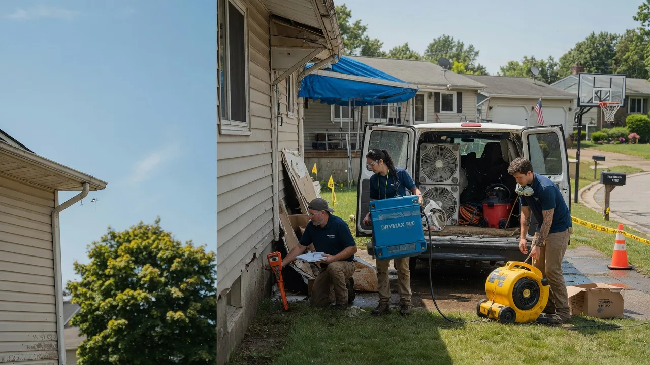 Ceiling Leak Cleanup in New Bethlehem, PA near me